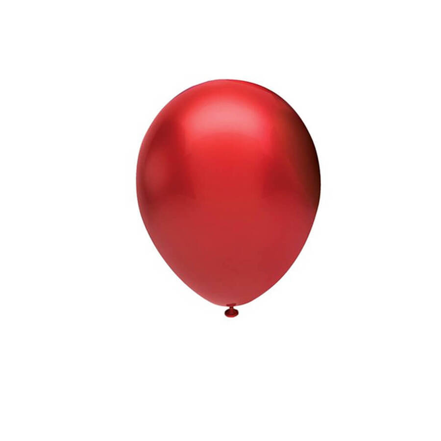 Balon Metalik Kırmızı 100'lü