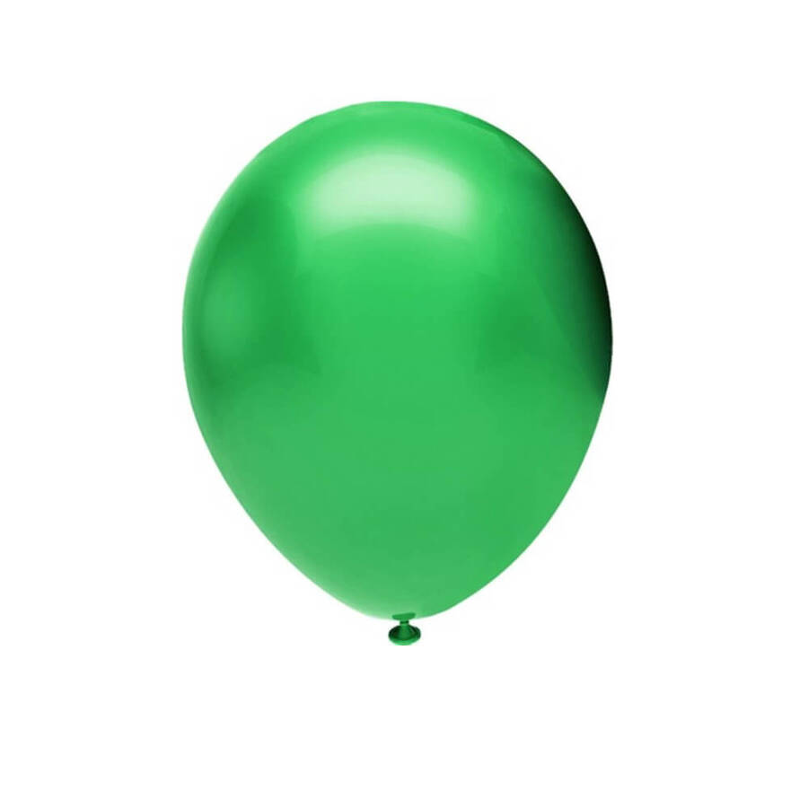 Balon Metalik Yeşil 100'lü