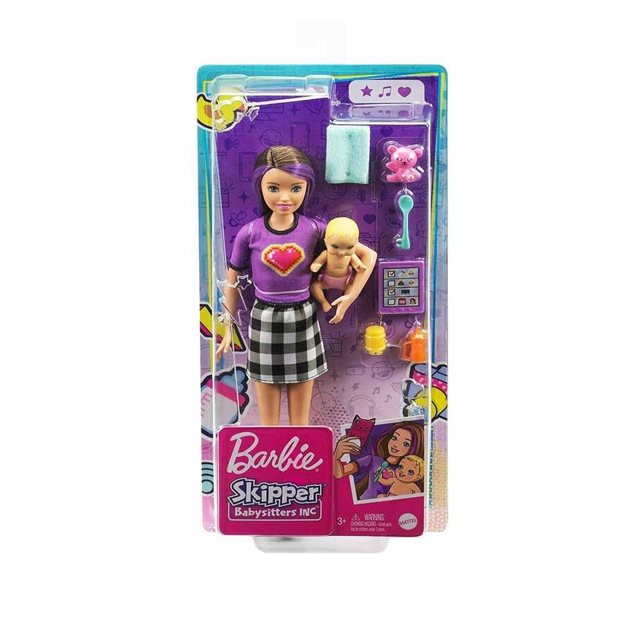 Barbie Bebek Bakıcısı Skipper