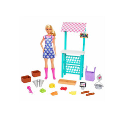 Barbie - Barbie Çiftçi Pazarı Oyun Seti (1) Barbie - Barbie Çiftçi Pazarı Oyun Seti (1)