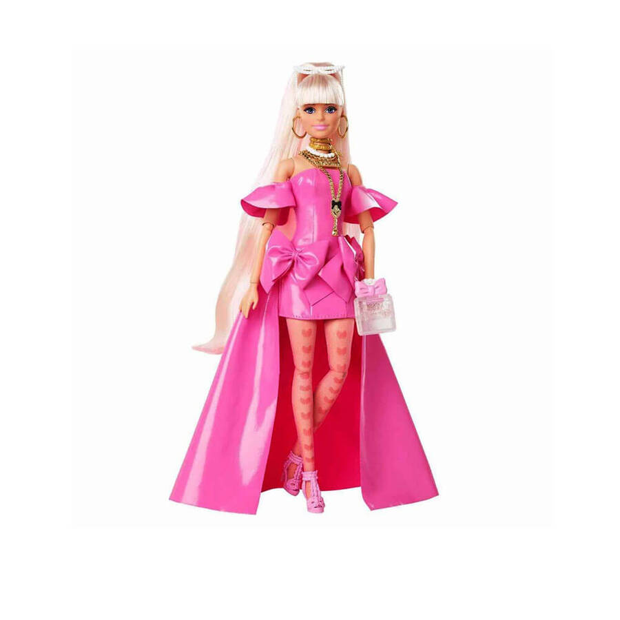 Barbie Extra Fancy Pembe Kostümlü Bebek