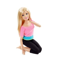 Barbie Sonsuz Hareket Bebeği Siyah Tayt - Thumbnail
