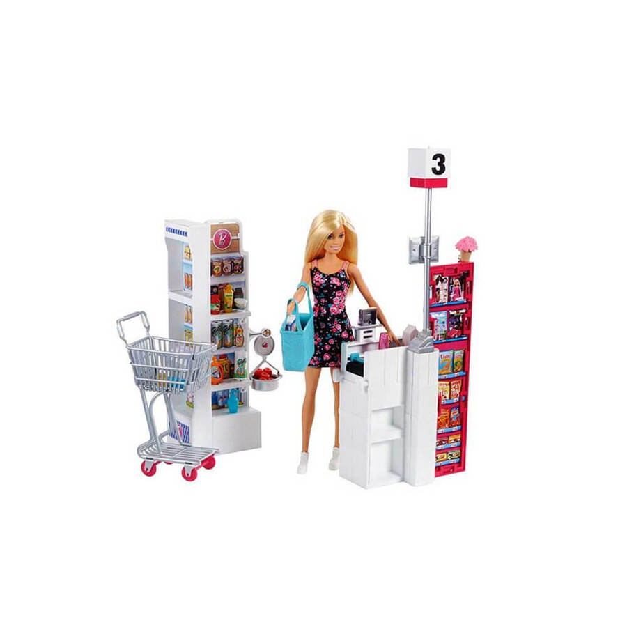 Barbie Süpermakette Oyun Seti