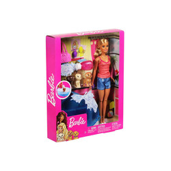 Barbie - Barbie ve Köpekleri Banyo Keyfinde Oyun Seti
