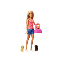 Barbie - Barbie ve Köpekleri Banyo Keyfinde Oyun Seti (1)