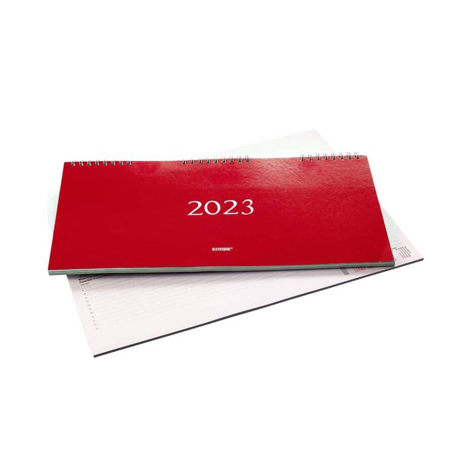 Bayındır Masa Takvimi Küçük 2023 Spiralli 12x32,5 cm