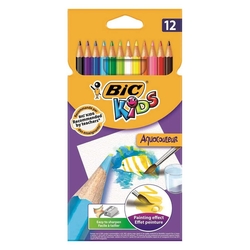 Bic - Bic Aquacouleur Kuru Sulu Boya Kalemi 12'li (1)