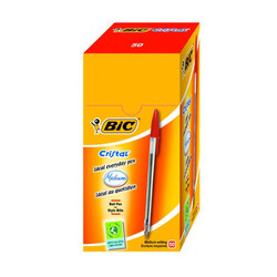 Bic Cristal Medium Tükenmez Kalem 1.0 mm Kırmızı - Thumbnail