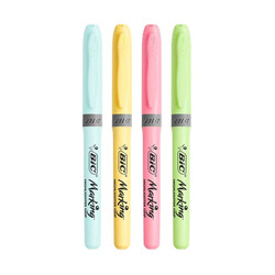 Bic Fosforlu Kalem Grip Pastel 4'lü Set - Thumbnail