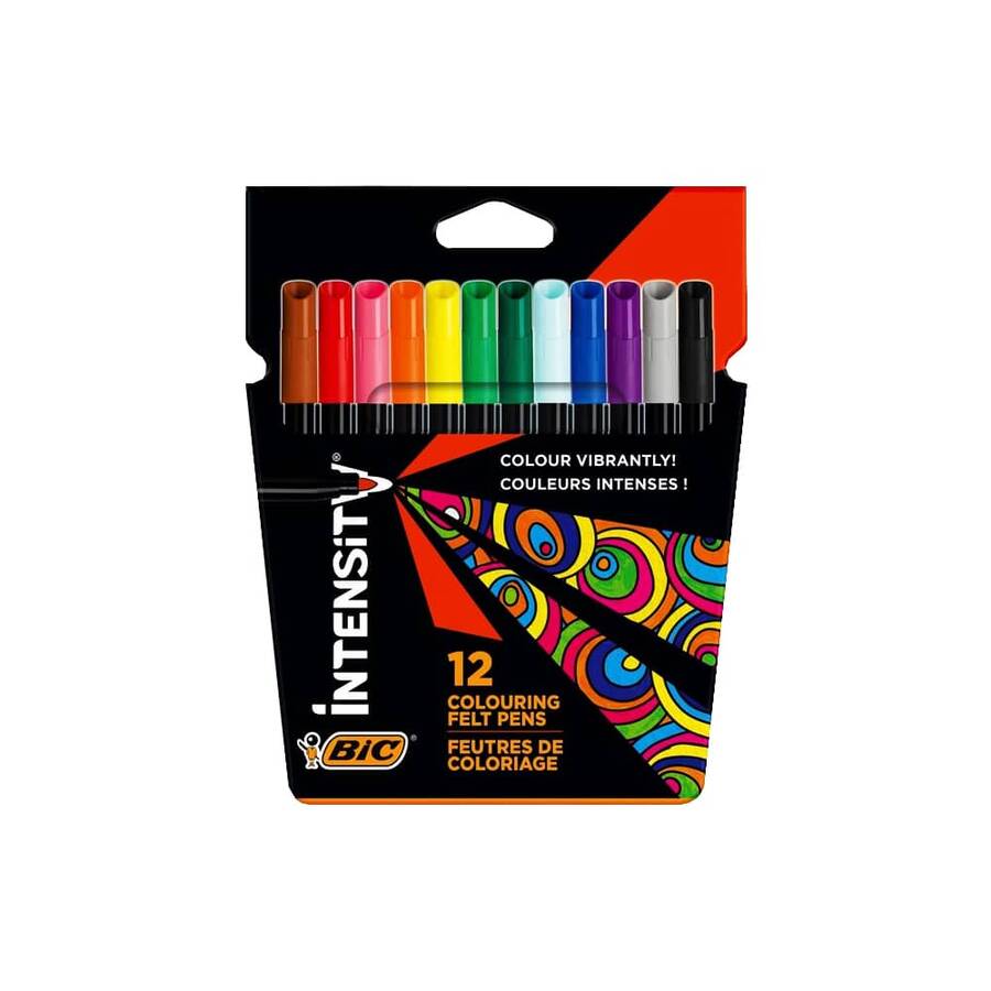 Bic Keçeli Boya Kalemi İntensity 12 Renk