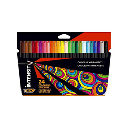 Bic - Bic Keçeli Boya Kalemi İntensity 24 Renk