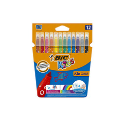 Bic Kid Couleur Keçeli Kalem 12'li Yıkanabilir - Thumbnail