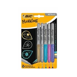 Bic - Bic Marking Colour 5'li Metalik Renkler