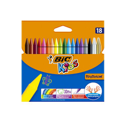 Bic Plastidecor Pastel Mum Boya Uzun Boy Silinebilir 18'li - Thumbnail