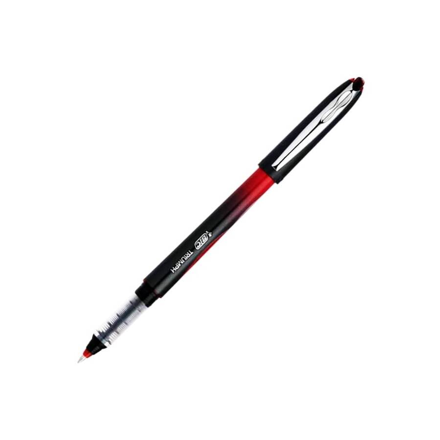 Bic 537R Glide Pro İğne Uçlu Roller Kalem 0.5 mm Kırmızı