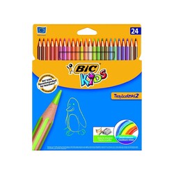 Bic - Bic Tropicolors Kuru Boya Tam Boy 24'lü