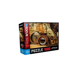 Bluefocus - Bluefocus Puzzle Nostaljik Pusula Ve Dürbün 1000 Parça 