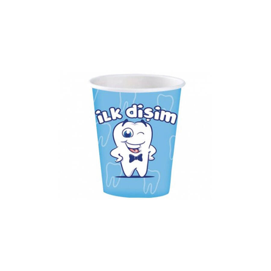 Burplas Karton Bardak Party Dreams Erkek İlk Dişim 8 Li 