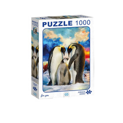 CA Games Puzzle Penguen Ailesi 1000 Parça - Thumbnail