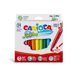 Carioca Keçeli Boya Kalemi Jumbo Yıkanabilir 24'lü - Thumbnail