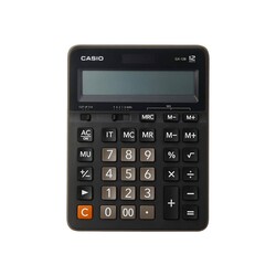 Casio - Casio GX12B Hesap Makinesi 12 Hane Pilli ve Güneş Enerjili