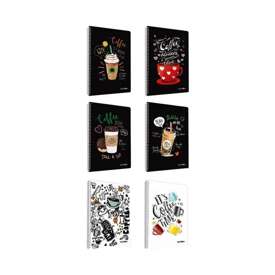 Çınar Defter Coffee Spiralli Pp Kapak 72 Yaprak Çizgili