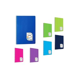 Çınar Defter - Çınar Defter Okul Defteri Colormaxi A4 Spiralli Pp Kapak 72 Yaprak Kareli