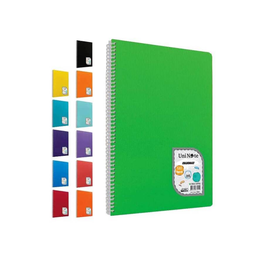 Çınar Defter Okul Defteri Spiralli Pp Kapak 17x24 cm 120 Yaprak Çizgili