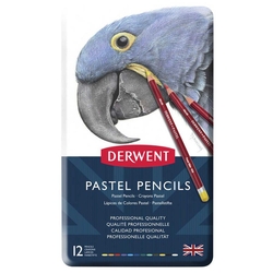 Derwent Kuru Boya Pastel Metal Kutu 12'li - Thumbnail