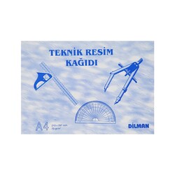 Dilman - Dilman Teknik Resim Kağıdı A4 Yan