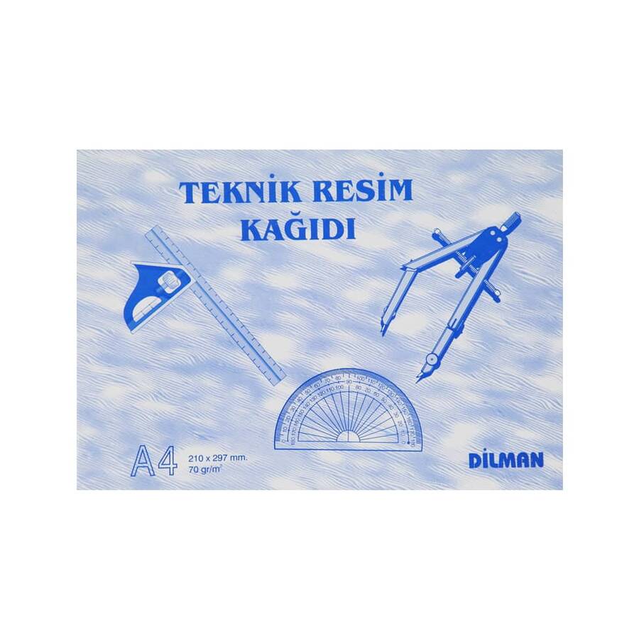 Dilman Teknik Resim Kağıdı A4 Yan