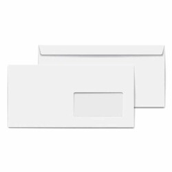 Doğan - Doğan Zarf Diplomat 105x240 mm 90 gr Silikon Pencereli Beyaz