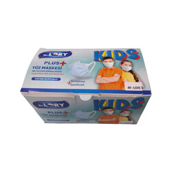 Dr. Lory - Dr. Lory Kids Plus Ultrasonik Çocuk Maske Elastik Kulaklı 40'lı (1)