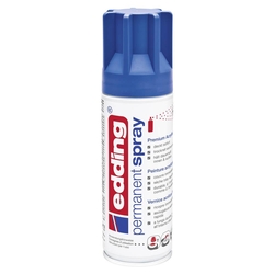 Edding - Edding 5200 Permanent Sprey Premium Akrilik Boya Anzer Mavi Mat Ral 5010