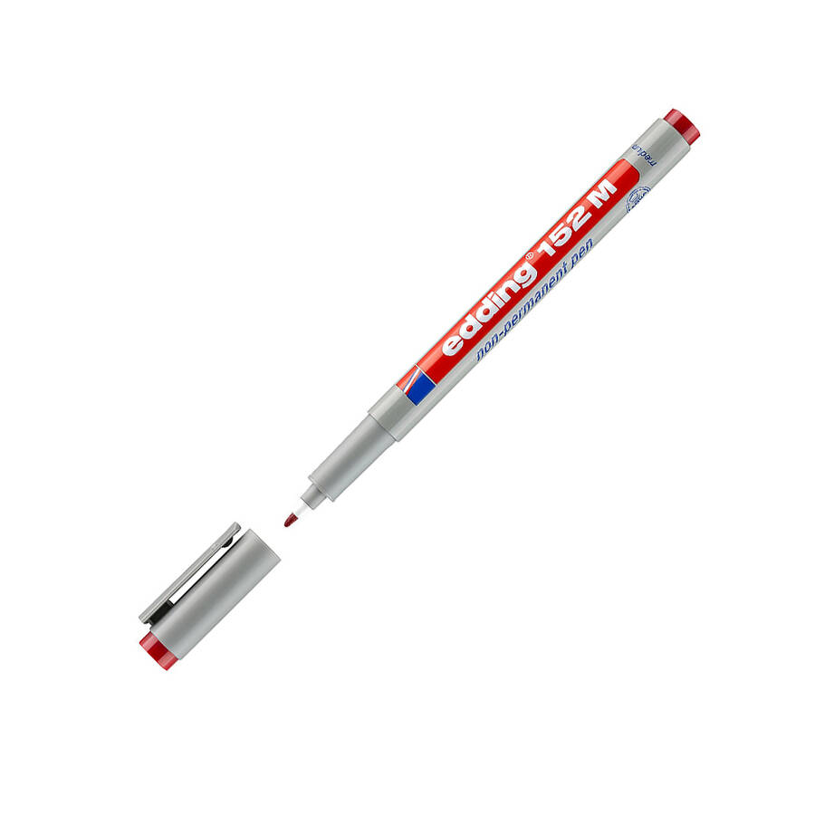 Edding Asetat Kalemi Silinebilir 1.0 mm Kırmızı