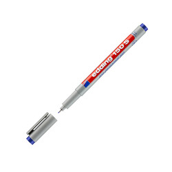 Edding - Edding Asetat Kalemi Silinebilir 0.3 mm Mavi