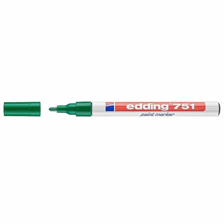 Edding 751 Tam Örtücü Boya Markörü Yeşil