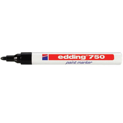 Edding - Edding 750 Tam Örtücü Boya Markörü Siyah