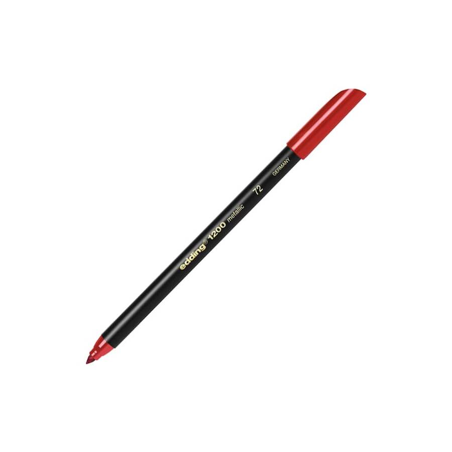 Edding Keçeli Kalem Metalik Kırmızı