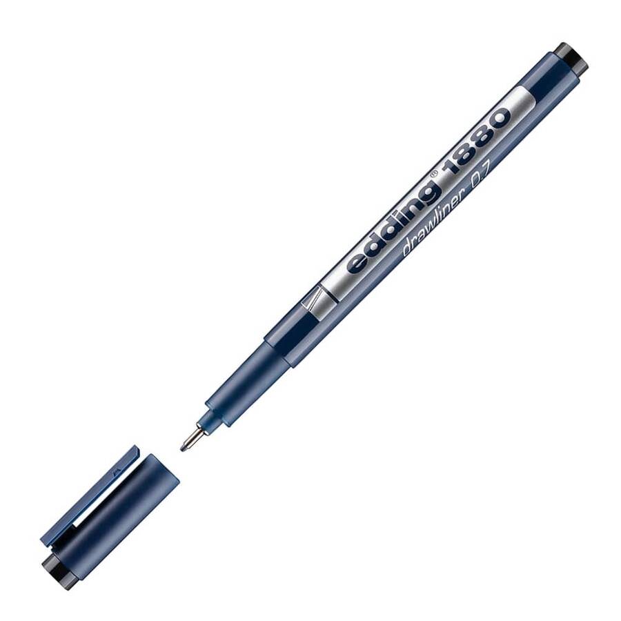 Edding Teknik Çizim Kalemi 0.7 mm Siyah 18800701