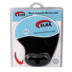 Elba Mouse Pad Jel Bilek Destekli Siyah - Thumbnail