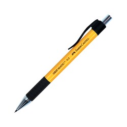 Faber-Castell - Faber Castell 1318 Grip Matic Versatil Uçlu Kalem 0.5 mm Sarı