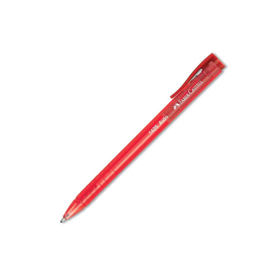 Faber Castell 1425 Auto Tükenmez Kalem 1 mm Kırmızı