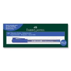 Faber-Castell - Faber Castell 1430 Tükenmez Kalem 0.7 mm Mavi