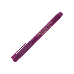 Faber-Castell - Faber Castell 1554 Broadpen Keçeli Kalem İnce Uç 0.8 mm Magenta (1)