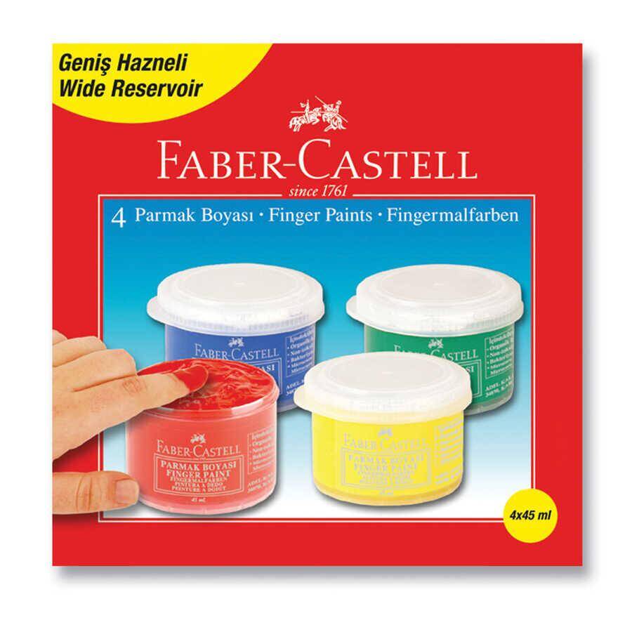 Faber Castell Parmak Boyası 45 ml 4'lü