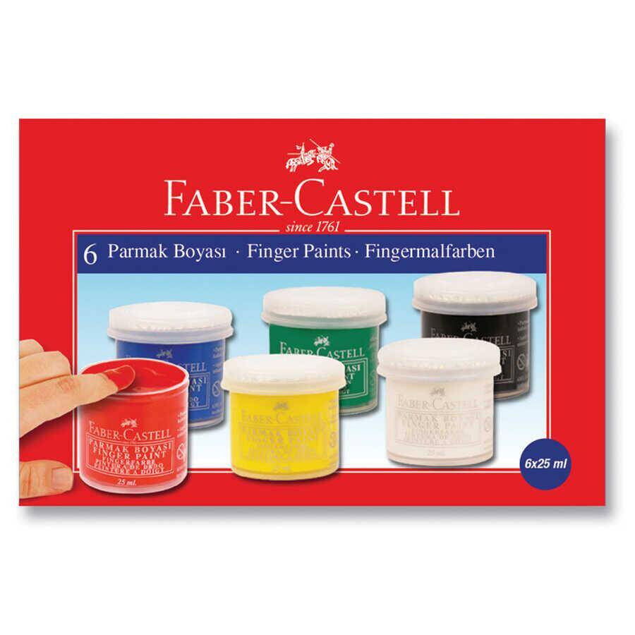 Faber Castell Parmak Boyası 25 ml x 6'lı