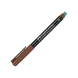 Faber-Castell Asetat Kalemi S Kahverengi - Thumbnail