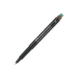 Faber-Castell - Faber-Castell Asetat Kalemi S Kahverengi (1)