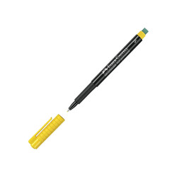 Faber-Castell - Faber-Castell Asetat Kalemi S Sarı (1)